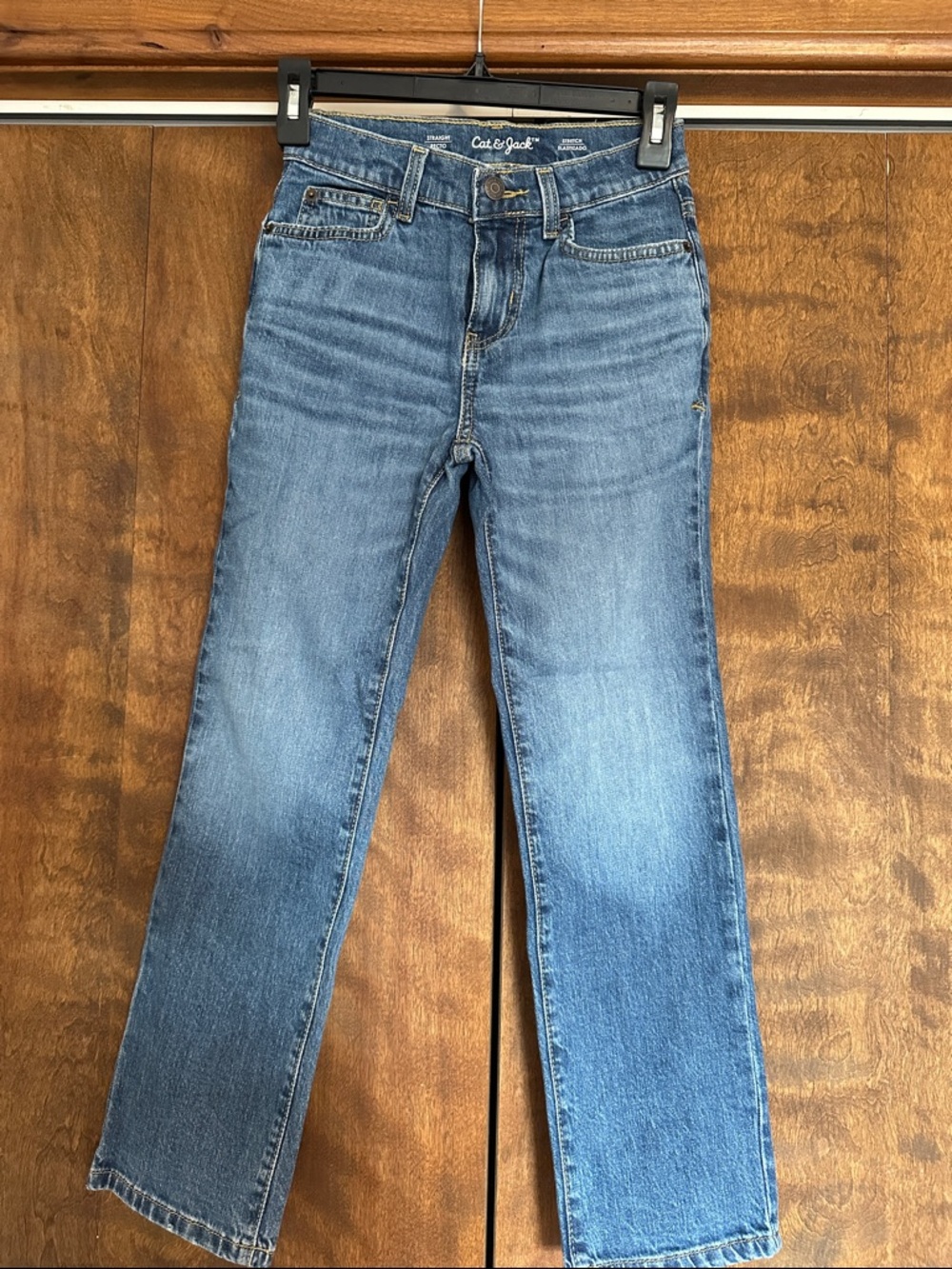 Cat & Jack Straight-Leg Jeans in Blue Wash